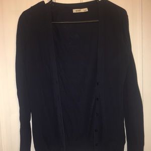 Navy blue cardigan